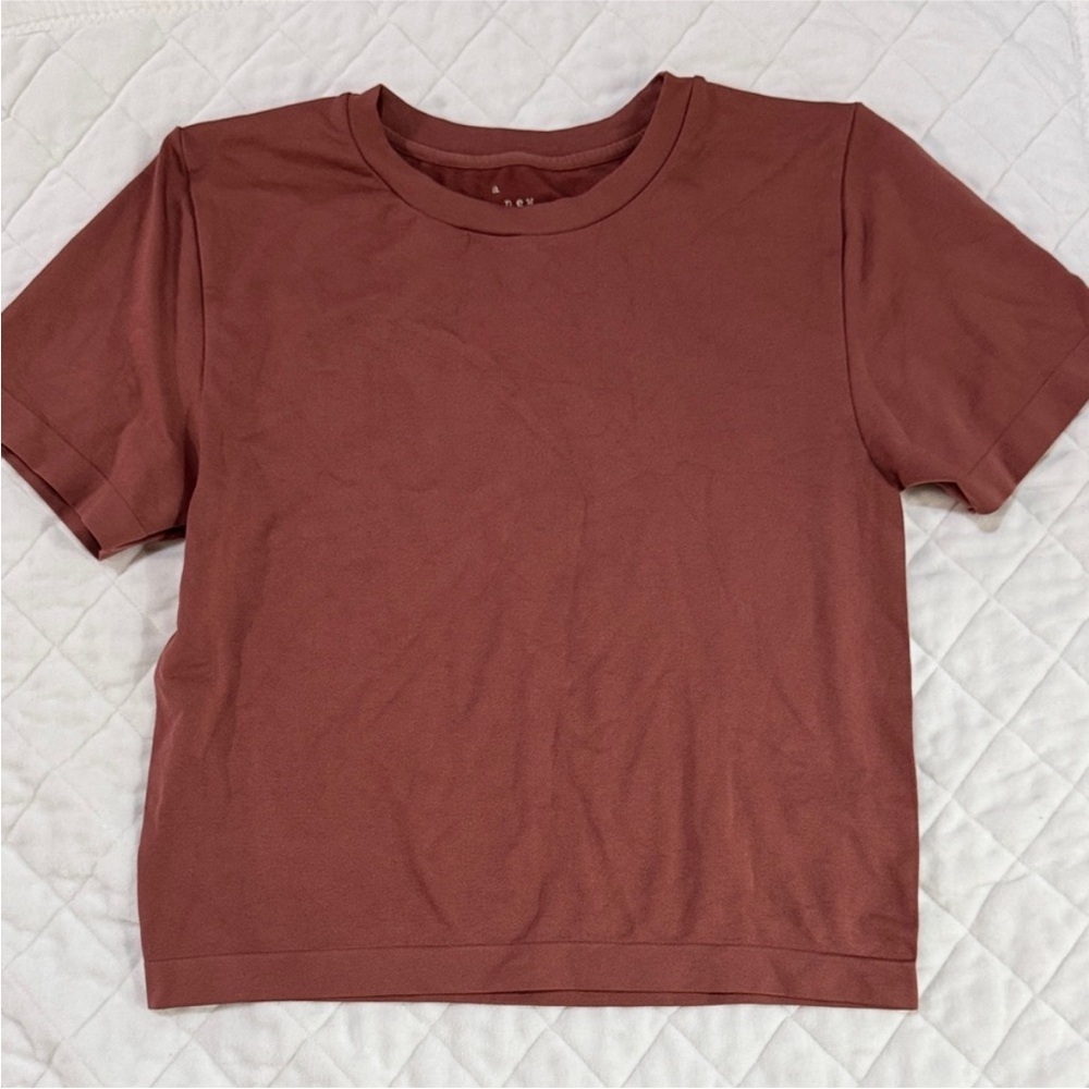 a new day Women's Short Sleeve Tee - rust color